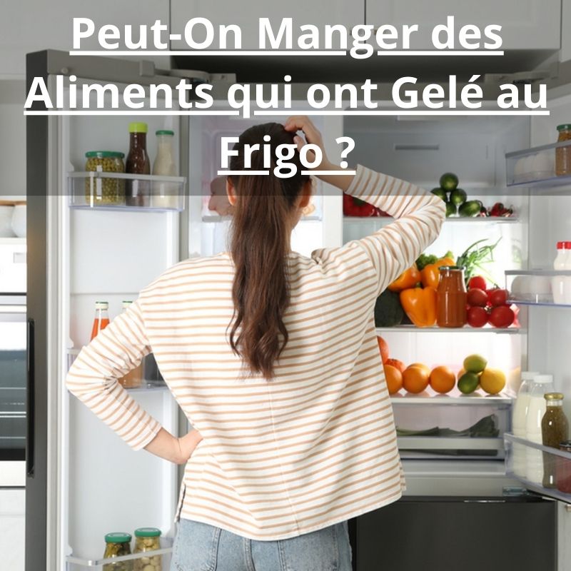 Peut-On Manger des Aliments qui ont Gelé au Frigo