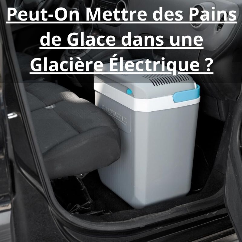 Peut-On Mettre des Pains de Glace dans une Glacière Électrique