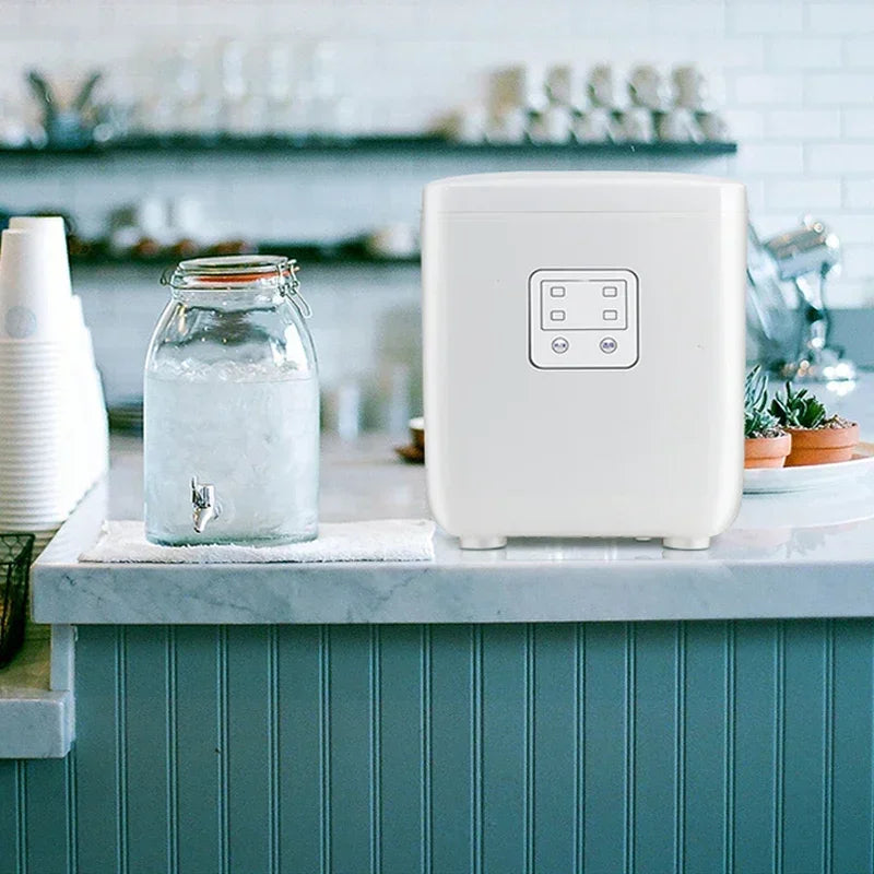 machine glacon glace pilee