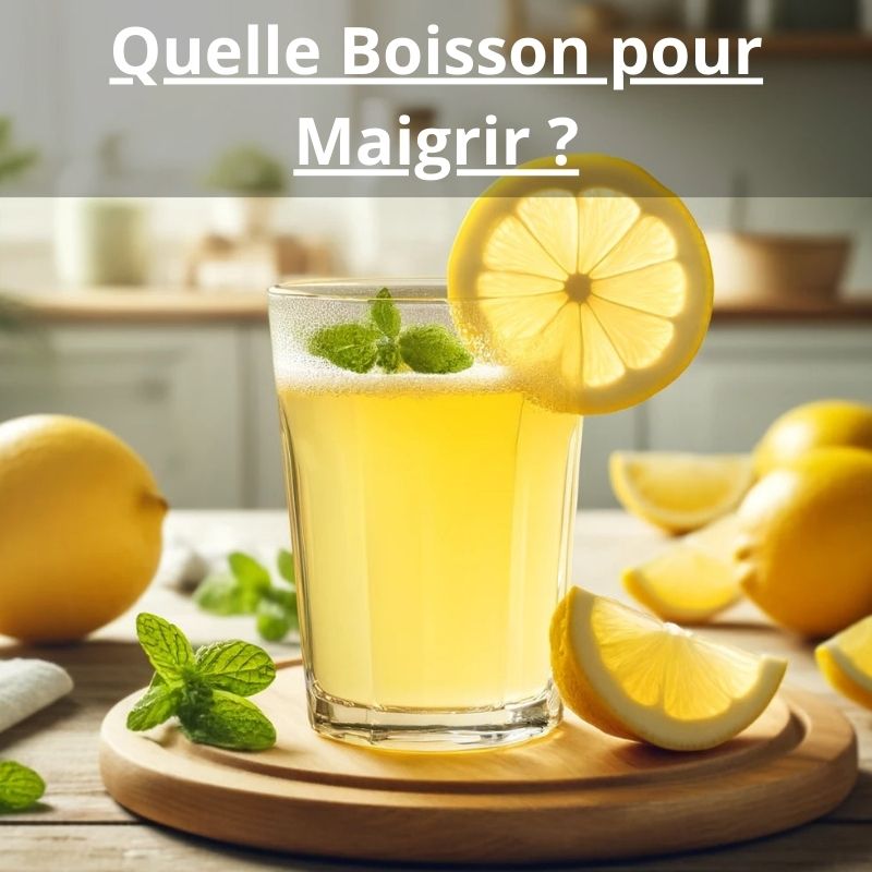 Quelle Boisson pour Maigrir